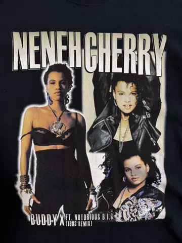 Neneh Cherry 티셔츠 밴딩 티 아티스트 티