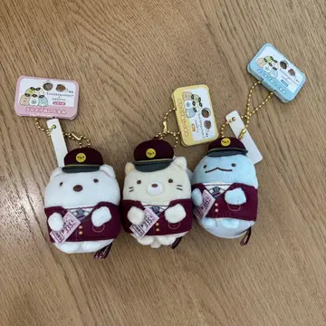 스미코구라시 한큐 기차 콜라보레이션 매달린 봉제 인형