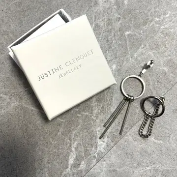 JUSTINE CLENQUET(쥐스틴 클랑케) 실버 귀걸이