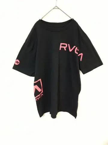 인기 루카 RVCA 블랙 티셔츠 남성용 XL 오버 사이즈 서핑 브랜드