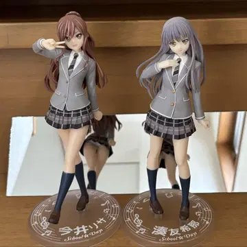 이마이 리사 미나토 유키나 피규어 School Days 2개 세트