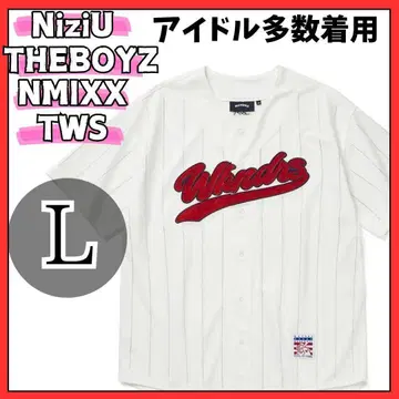 WKNDRS 큐빅 베이스볼 저리 화이트 L NiziU 착용