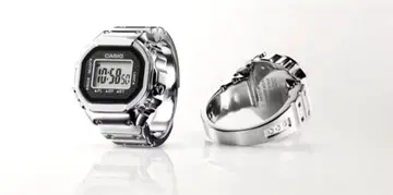 CASIO 디지털 반지 워치 실버 CRW-001-1JR 새상품