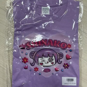SHINAKO 캐릭터 티셔츠 120cm 보라색
