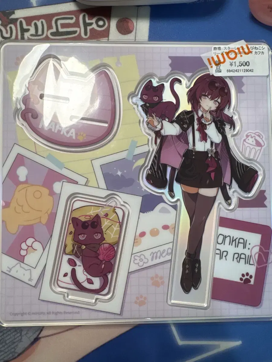 Honkai Star Rail Kafka acrylic Tiny Cat Chibi Neko