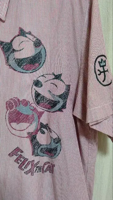 까스텔바작 FELIX THE CAT 반팔 셔츠 사이즈 50
