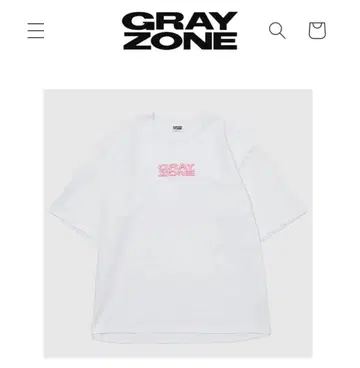 GRAYZONE 로고 티셔츠 사이즈 2