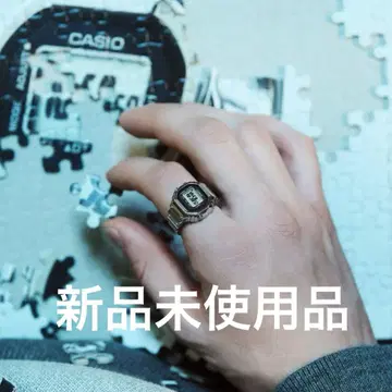 카시오 링 워치 스테인리스 스틸 CRW-001