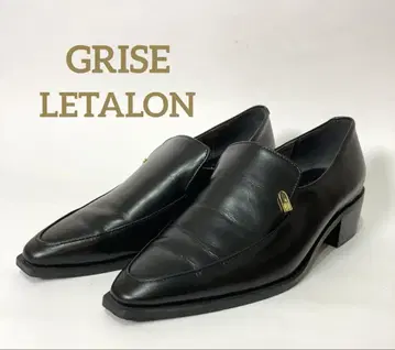 새상품급 루타론 LE TALON GRISE 로퍼 가죽 블랙