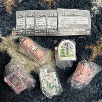 산리오 레트로 미니어처 참 2 5종 컴플리트