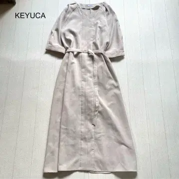KEYUCA 스고 나노 발수 린넨 같은 원피스 베이지 F
