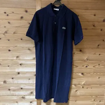 LACOSTE 라코스테 폴로 원피스 사이즈: 36 면 100% 네이비