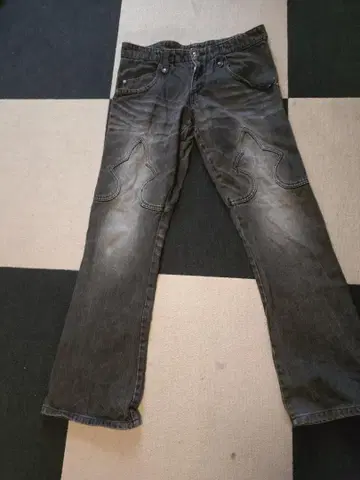 Obelisk/오벨리스크 데님 팬츠 블랙 계열  size32  used