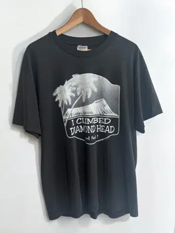 90s Hanes 'DIAMOND HEAD' 빈티지 티셔츠