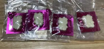 헬로키티 QBB 몰드 치즈 키링