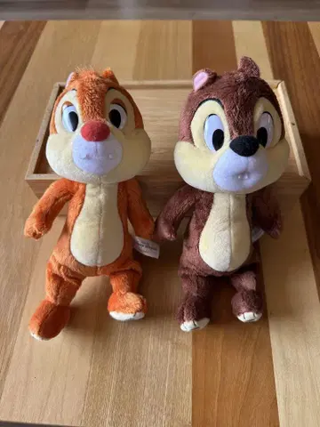 칩과 데일 봉제 인형 2종 세트