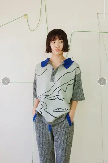 pamm 달이 있는 풍경의 썸머 니트 폴로