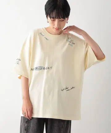 LEPSIM/렙심 리메이크 자수 티셔츠