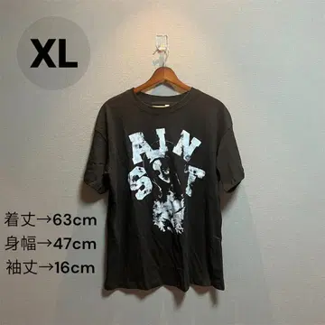 XL 사이즈 그래픽 프린트 티셔츠