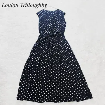 Loulou Willoughby 루루 윌러비 롱 원피스 도트