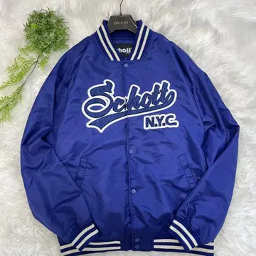 Schott N.Y.C 샷 2XL 바시티 자켓 바이커 자켓