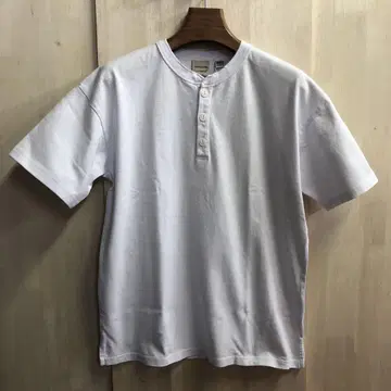 GOODWEAR 굿웨어 헨리넥 티셔츠 반팔 XL LL 화이트