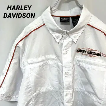 N-4556 HARLEY-DAVIDSON 미국 빈티지 의류 워크 셔츠 L