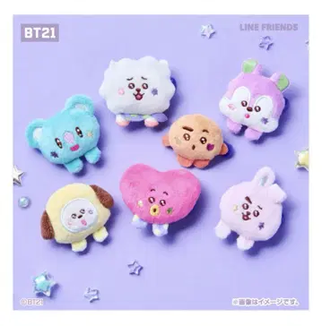 BTS 봉제 인형 배지 KOYA 훼미리마트 한정판 훼미리마트