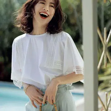 새상품급! 시크릿 트로피 손수건 슬리브 티셔츠