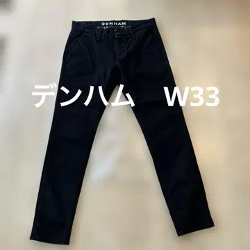 덴함 DENHAM W33 L32 슬림 테이퍼트 블랙 데님
