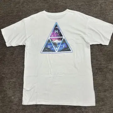 HUF 삼각형 그래픽 티셔츠 화이트