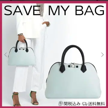 SAVE MY BAG 민트 그린 토트백
