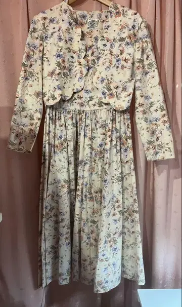 laura ashley 코튼 꽃무늬 원피스 & 자켓 9호