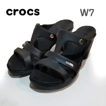 크록스 'Cyprus V Heel Open Back Sandal' W7