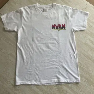 만위즈 티셔츠 화이트 M 사이즈