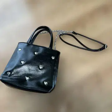 로리즈팜 하트 스터드 미니백