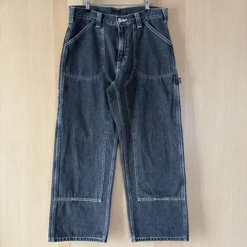 Lee 더블니 와이드 페인터 데님 팬츠 M
