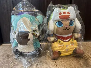 몬스터 헌터 와일즈 SD 봉제 인형 오토모 아이루 & 세크레토
