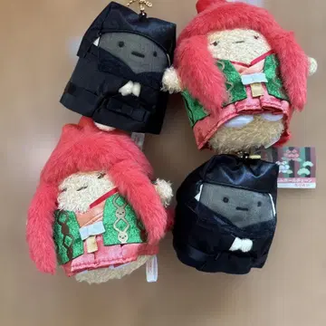 스미코구라시 가부키 봉제 인형 4개 세트