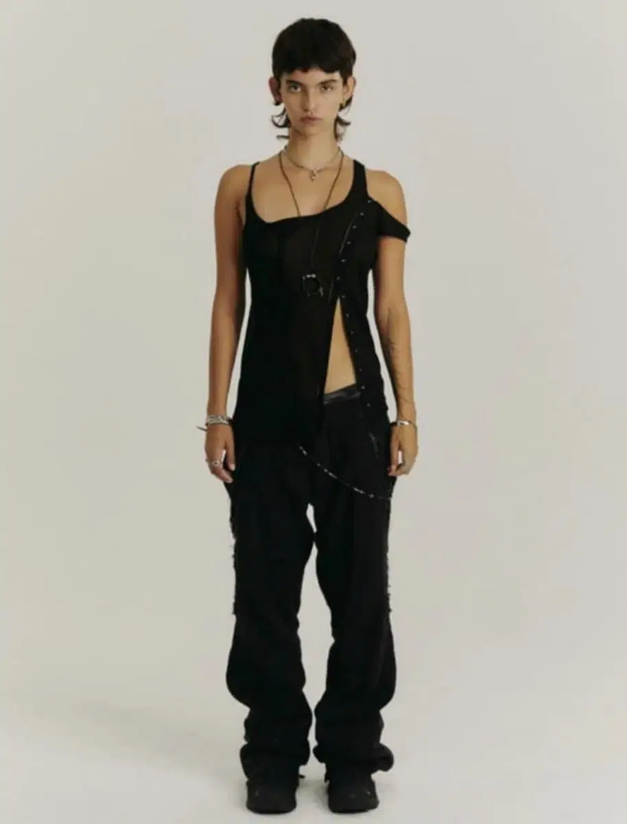 Hyein Seo Strap Top Black Size 1