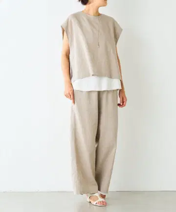 BEARDSLEY 비어즐리 린넨 숏 베스트