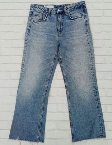 F71 자라 밑단 자른 데님 청바지 26