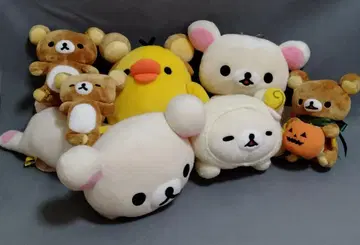 리락쿠마 봉제 인형 7개 세트