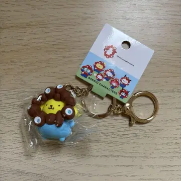 미야쿠미야쿠 입체 마스코트 컬러 키링 폼폼푸딩