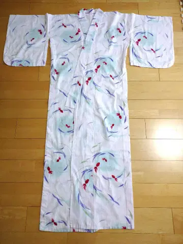 23구 유카타 금붕어 패턴