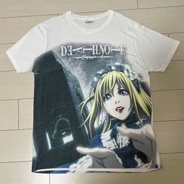 US 공식 데스노트 미사미사 전체 프린트 애니메이션 T DEATHNOTE