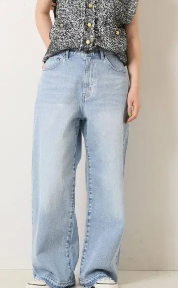 5 1/2 루즈 스트레이트 데님