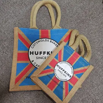 하프킨스 HUFFKINS 유니언 잭 백 2개 세트