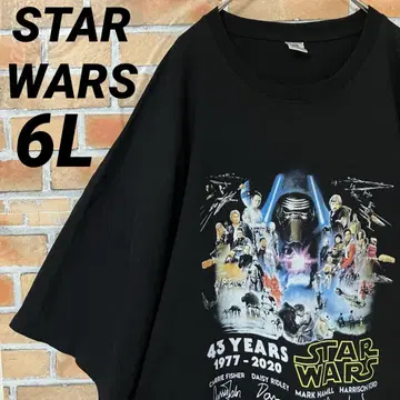 STARWARS 빅 사이즈 넉넉한 빅 프린트 무비 티셔츠