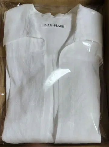 택 포함 새상품 Plage R'IAM 쉐도우 스트라이프 셔츠